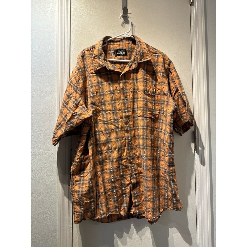 Red head xl button down shirt